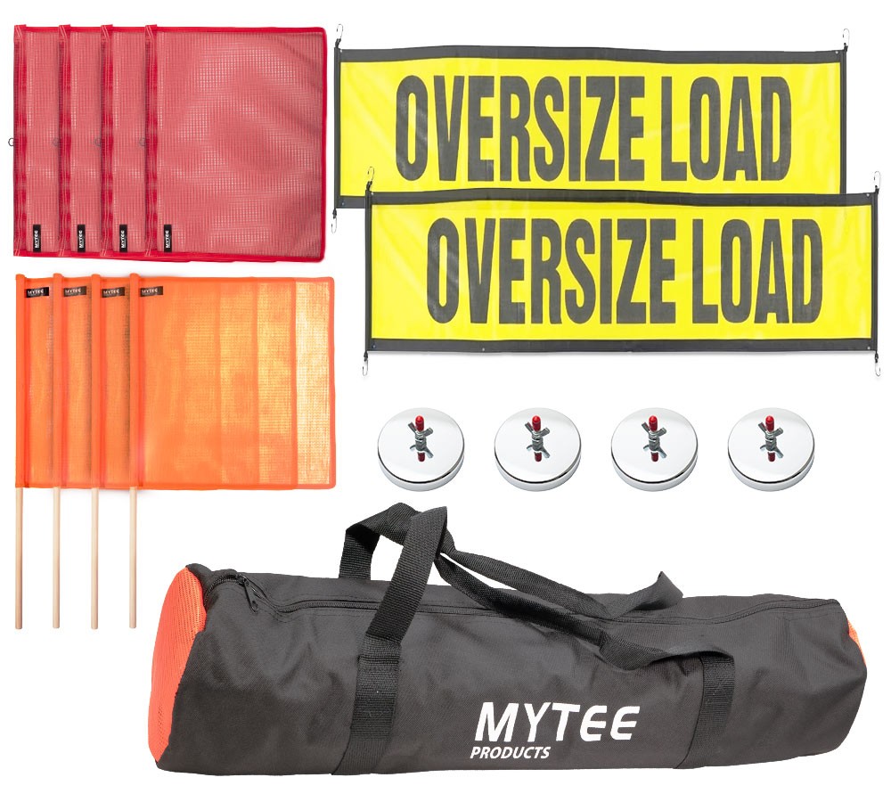15Pcs Oversized Load Sign Kit for Construction, Road Traffic, Pedestrian Signs