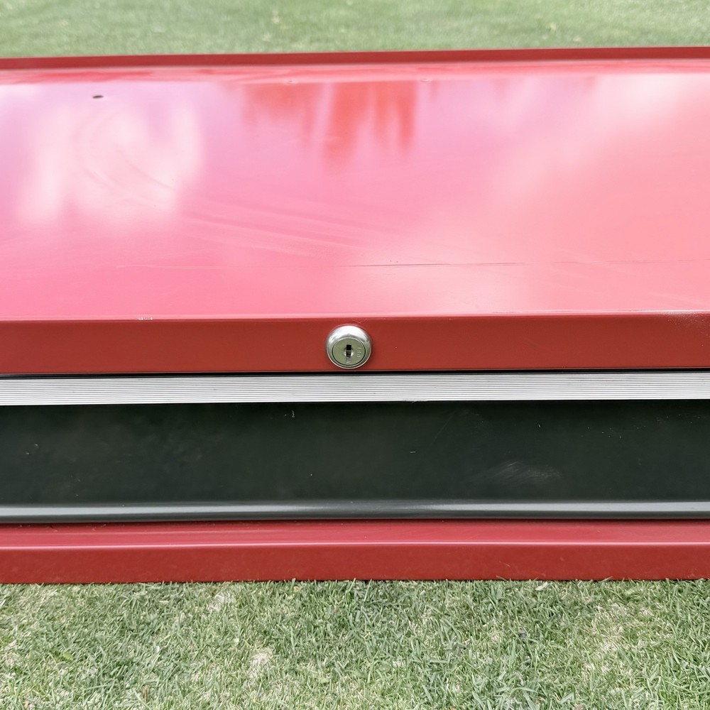 Craftsman 1 Single Drawer Mid Intermediate Middle Riser Tool Box Chest Red