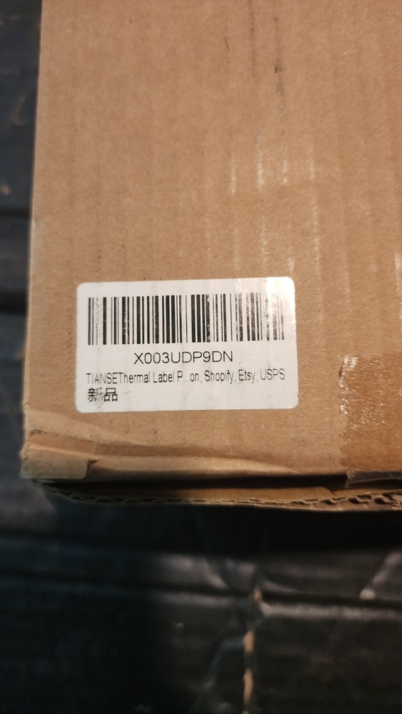 Thermal Label Printer Inkless Barcode Machine Black D100