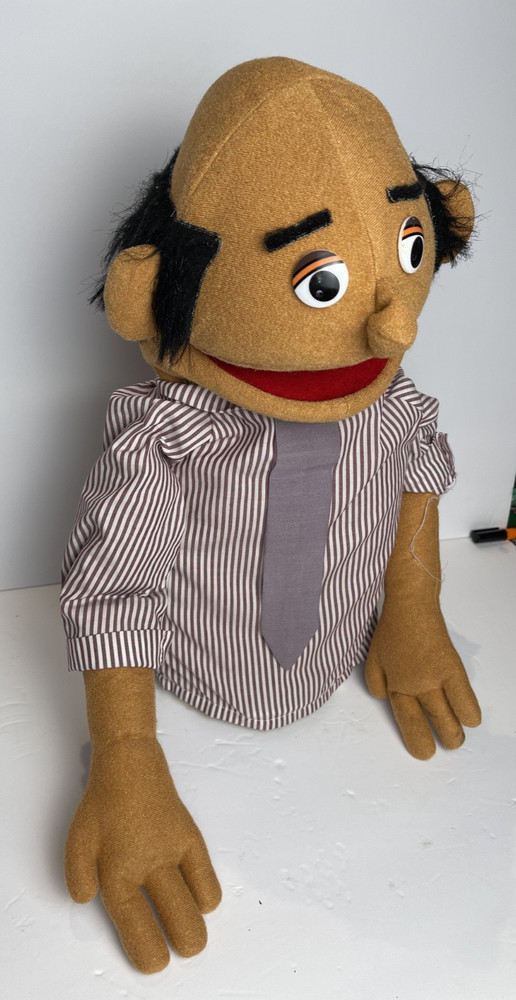 Professional muppet style Puppet Office Guy 14"