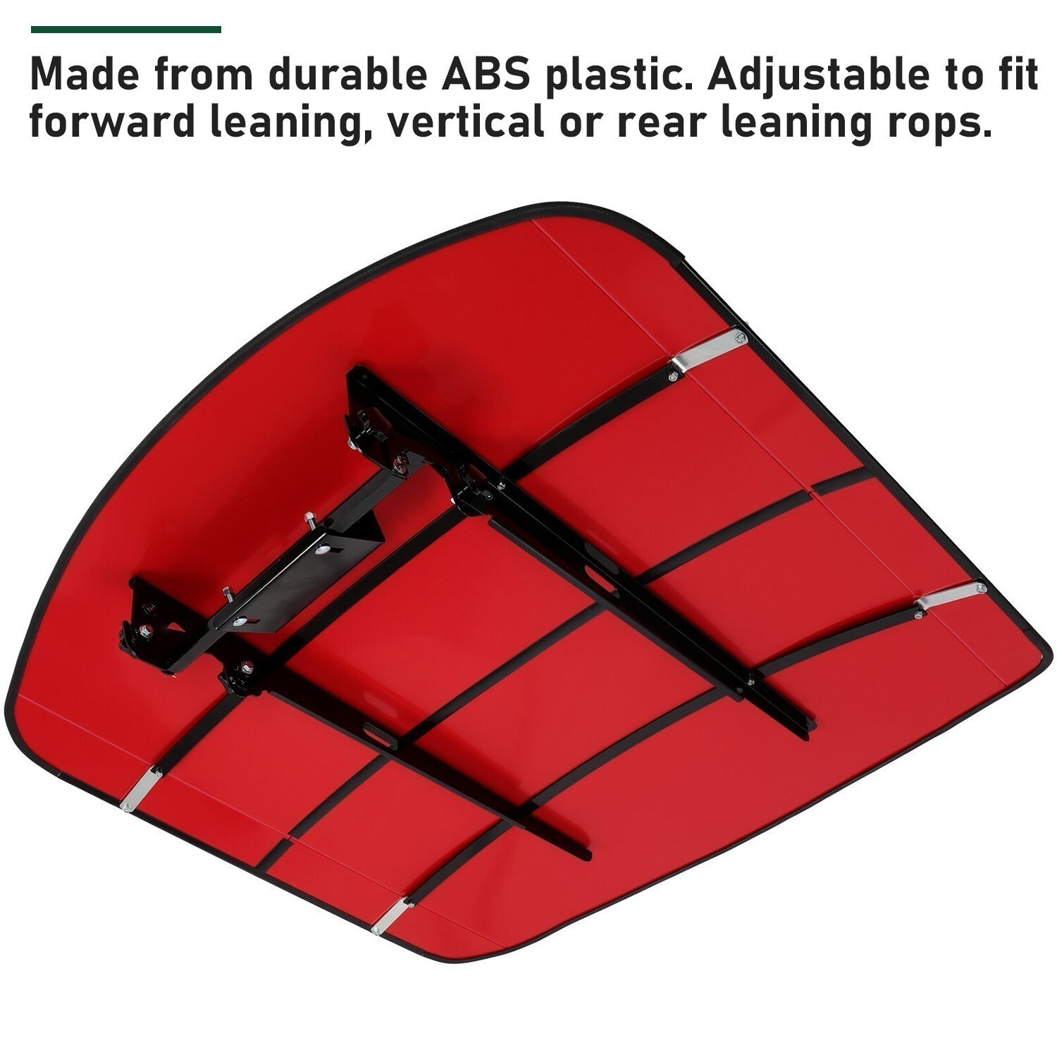 Sun Shield Tuff Top Tractor Canopy Kit For 2" x 2" or 2" x 3" ROPS 48" X 52"-Red