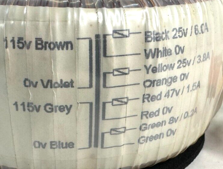 TOROID TECHNOLOGY RECTIFIER TRANSFORMER BE1867/D 31A170A