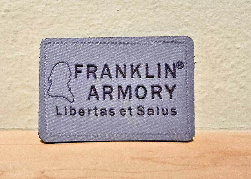 Shot Show 2024 Franklin Armory Tactical Patch New