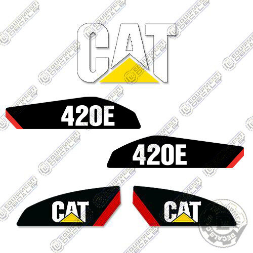 Fits Caterpillar 420E Backhoe Loader Decal Kit Equipment Decals 420 E