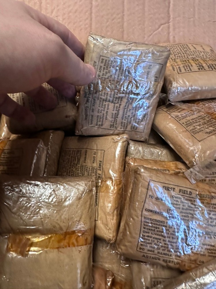 Original New Old Stock WW2 British Army First Aid Field Dressing