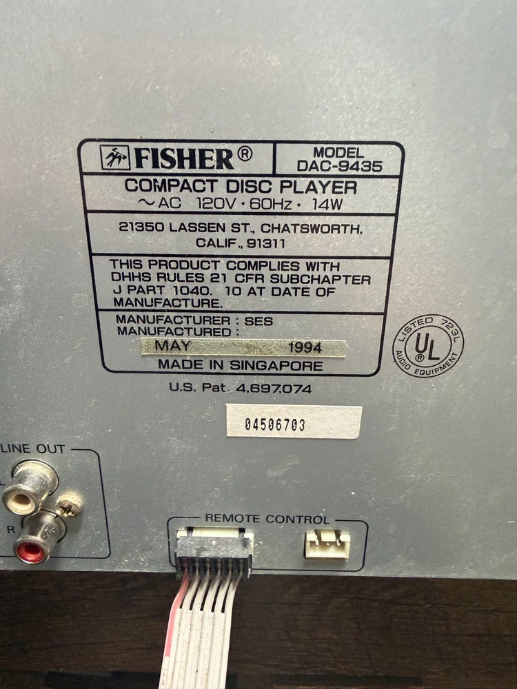 Fisher Studio 24 CD Player & Management System - Fast Ship
