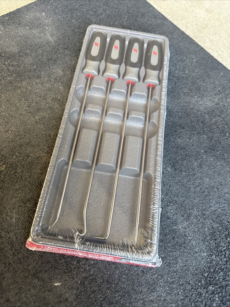 For Snap-on LONG Pick Set SGLASA204CDT *TITANIUM SOFT HANDLES* NEW & SEALED!