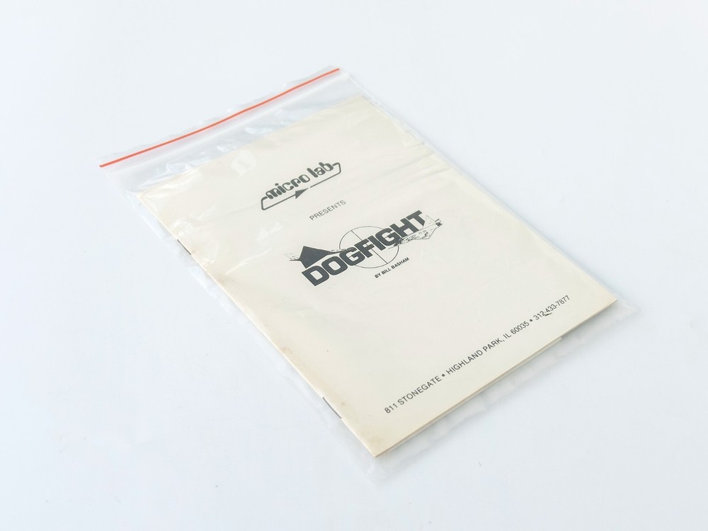 Dogfight - Micro Lab - 1980 / Apple II