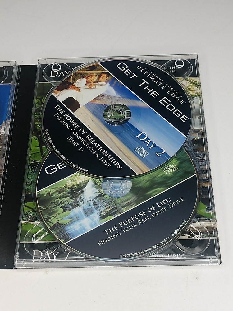Anthony Robbins Get the Edge 7 Day Program 8 CDs Audio Life Transformation