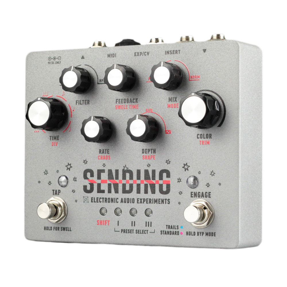 New Electronic Audio Experiments Sending V2 Delay Guitar Effects Pedal