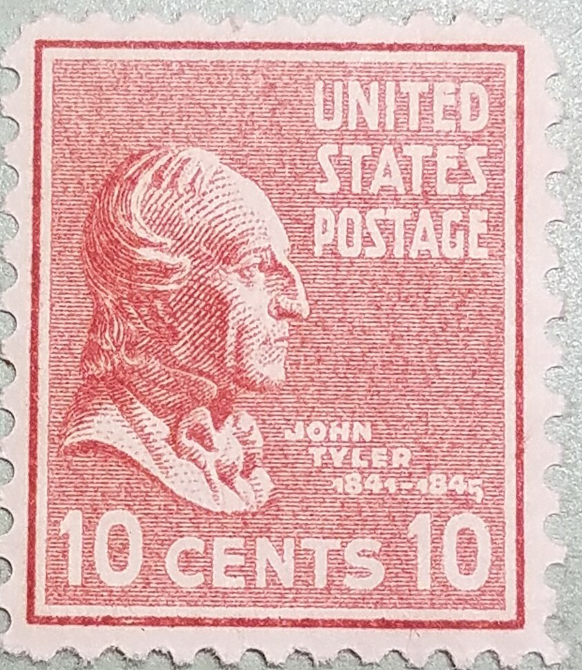 Scott # 815 10c John Tyler MNH