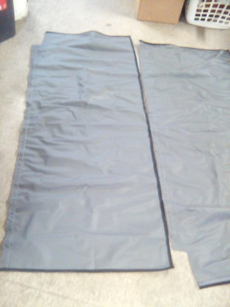 2024 International LT Sleeper Curtains, Grey