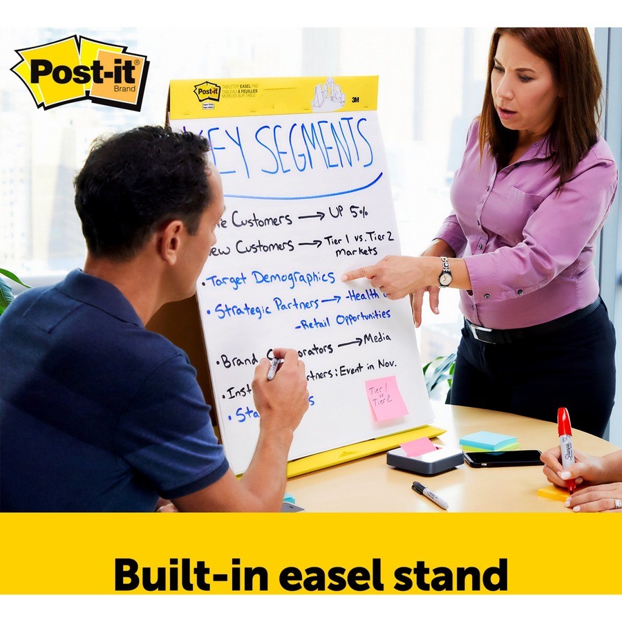 3M 563DE Post-it Easel Pad 20 Sheets 20"x23" White