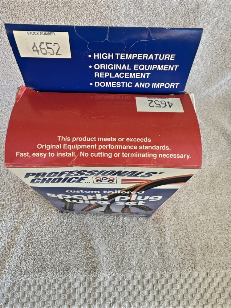 Professionals Choice Spark Plug Wire Set #4652