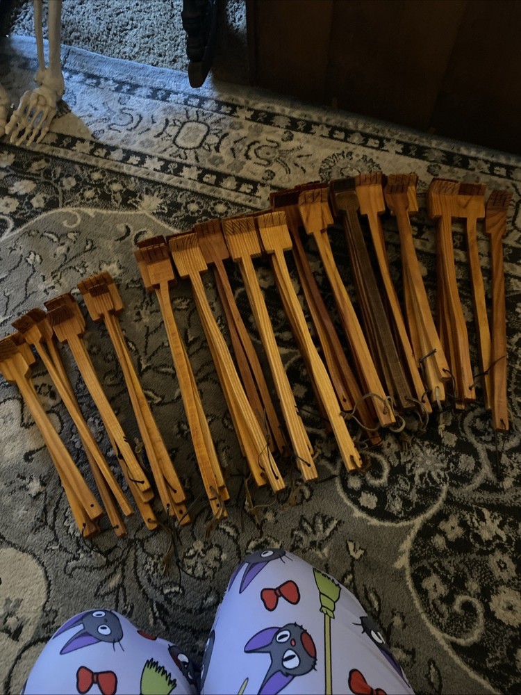 Large Handmade Backscratchers Wooden