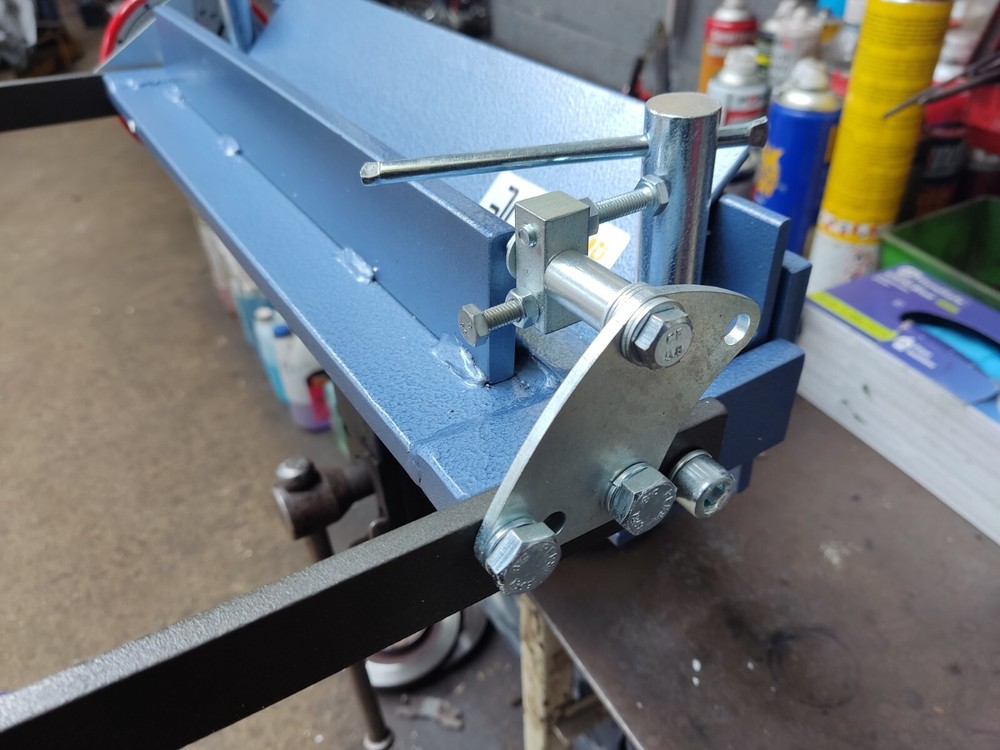 Sheet metal folder 300/2mm, 12in / 2mm, metal bender + angular scale + limiter