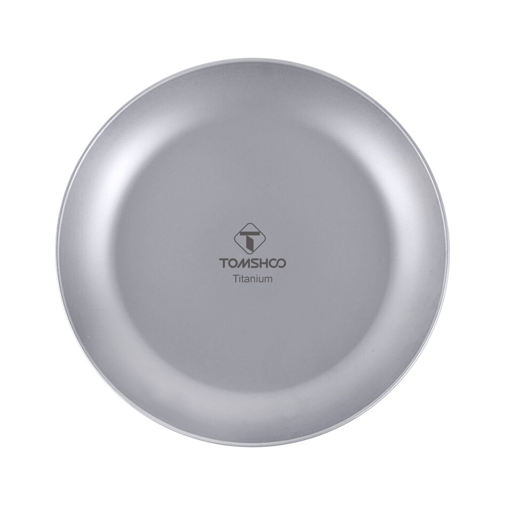 Round Camping Plate  Ultralight Portable Tableware C7M1