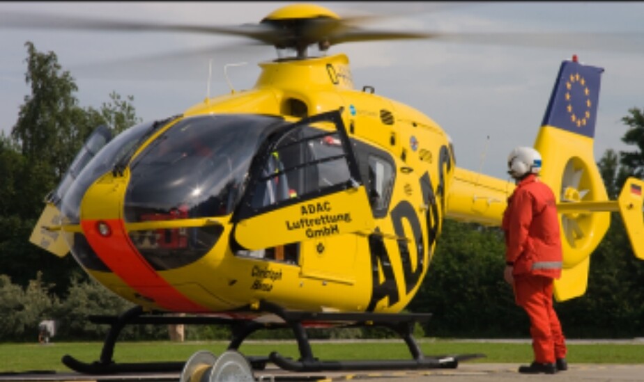 EC-135 T2 800size ARF Yellow RC Helicopter scale Fuselage -ARF Version Model