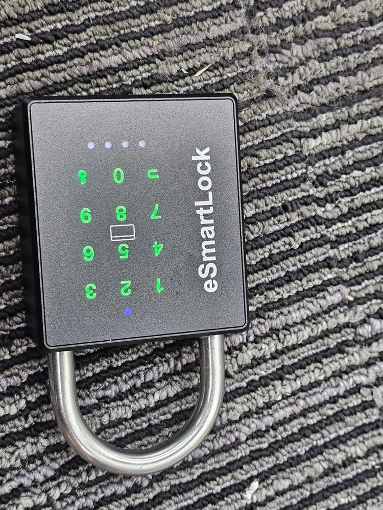 Pothunder Heavy Duty Smart Padlock, Gate Lock Padlock with Key Code and RFID