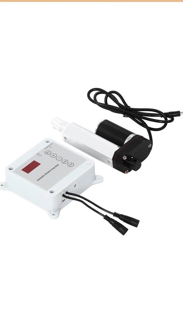 Automatic Chicken Coop Door Controller Cage Opener Remote Control Poultry New