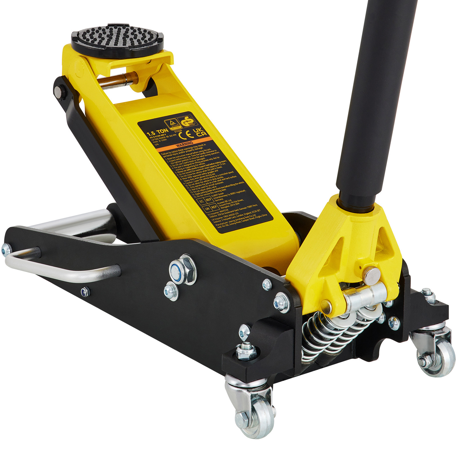 1.5 Ton Low Profile Floor Jack Aluminum Steel Racing Dual Pump Car Jack