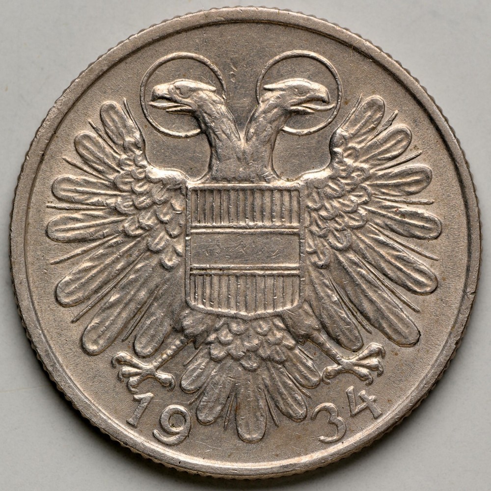 1934 Austria 1 Schilling