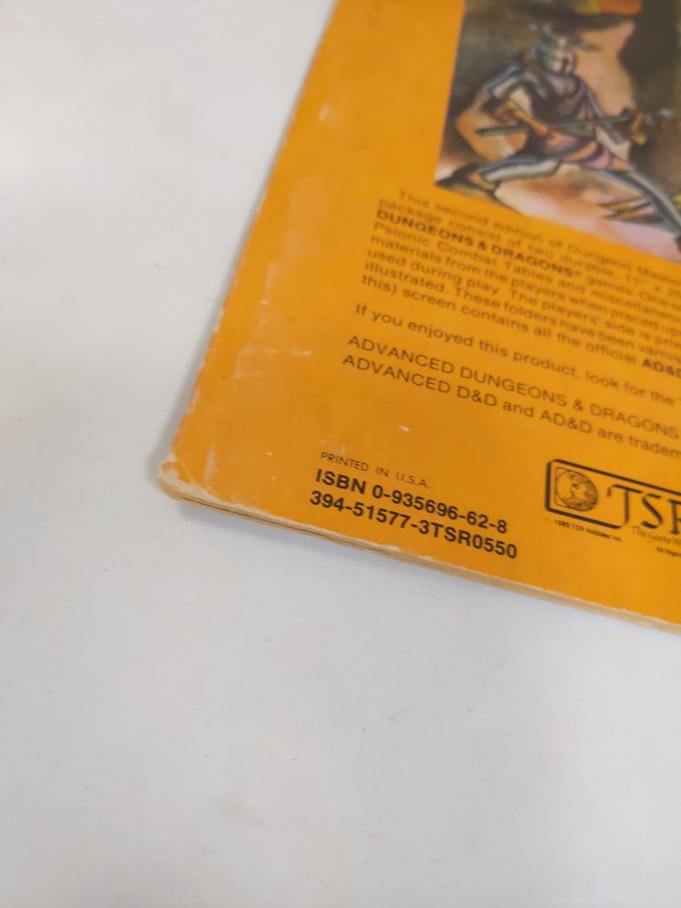 2x 1981 TSR Dungeon Master Screen - Rare