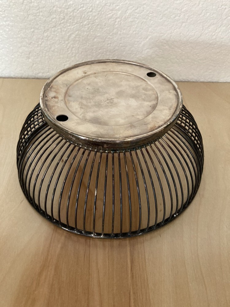 Gorham Silverplate EP Electro Plated YC-741 Italy Mid Centuty Modern Bowl 8”