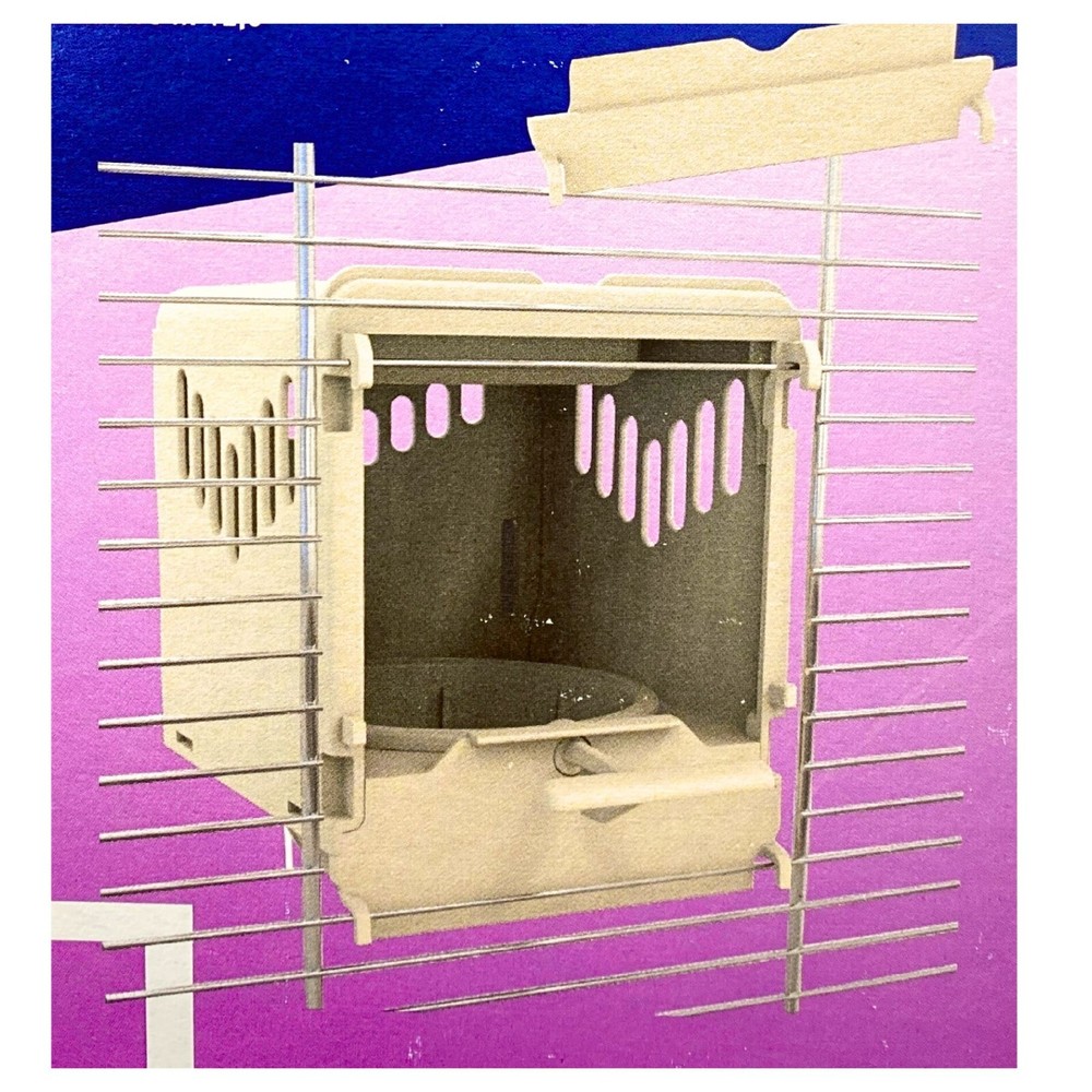 2Gr Complete De-attachable Plastic Bird Nest Box