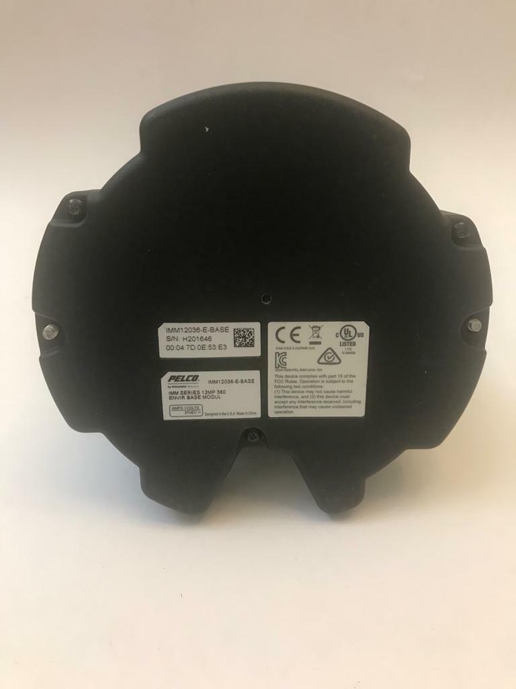 Pelco Optera IMM12036-E-BASE 12MP 360° Panoramic Dome Camera Base Module