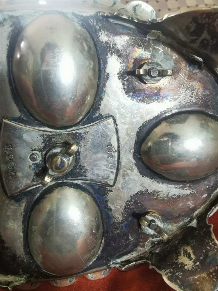 Antique Silver-Plated Victorian Egg Server. A B & Co. Excellent.