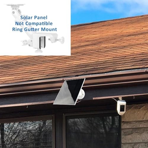 Solar Panel Charger Compatible with Ring Stick Up Cam/Pro,Ring Spotlight 2 Pack