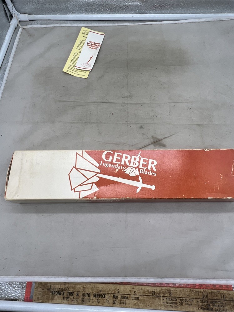 Gerber Mark 2 Presentation Knife Etched With Original Box (GG43