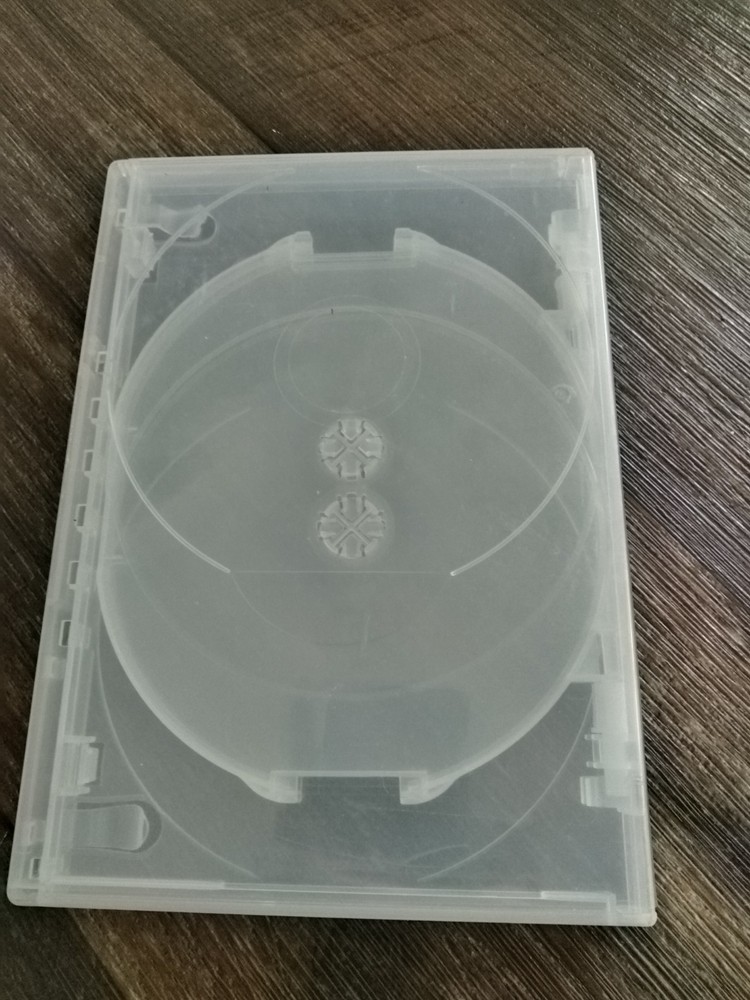 Clear Replacement Empty DVD Cover, Holds 4 Disc DVD Storage Case Soft Plastic