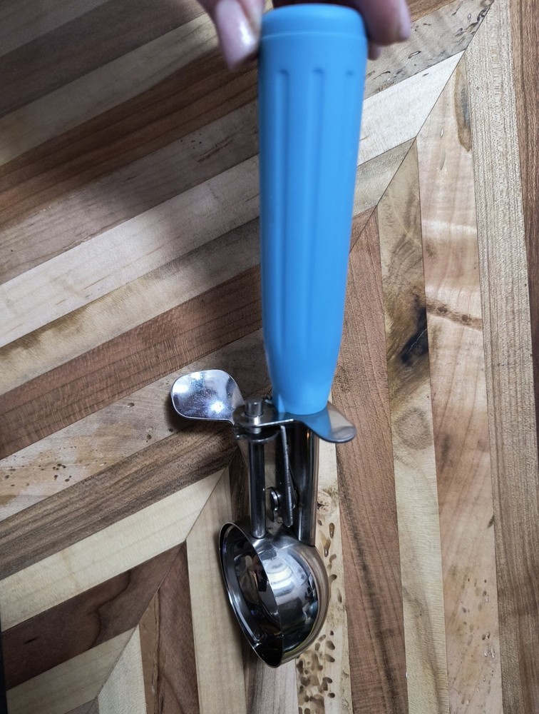 NSF Ice Cream Cookie Scoop #24 Blue Handle