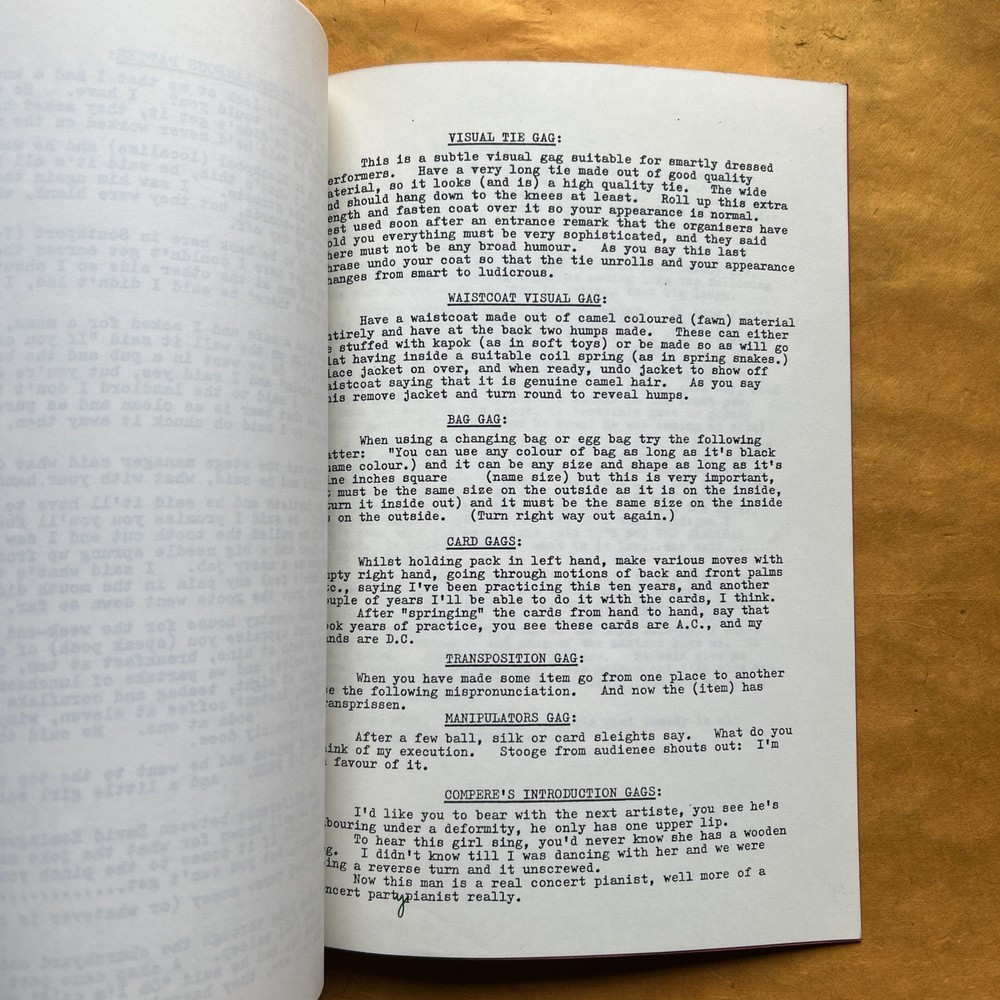 Comedy Pro-File, David Hemingway, c1982