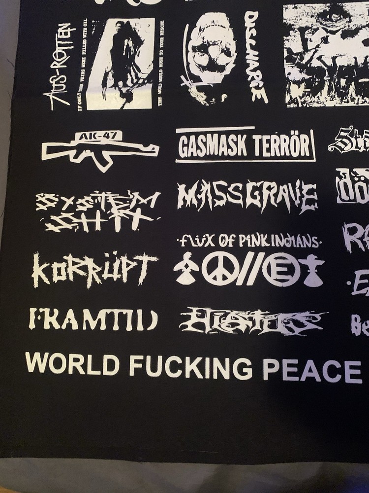 Crust Punk Patches Sheet