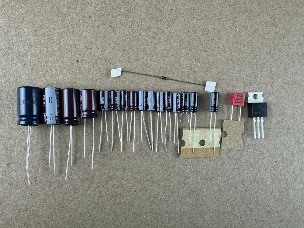 Micro-Seiki DDX-1000 Recap Kit Turntable Capacitor Replacement Set