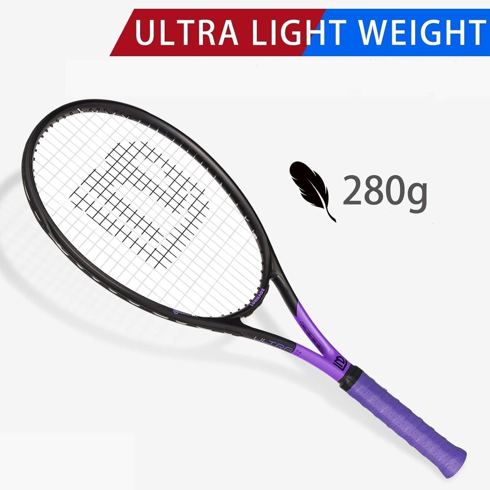Carbon Fiber Racket - Lightweight, Beginner to Intermediate