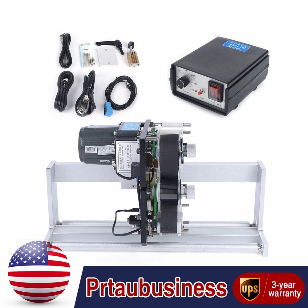 Automatic Electric Hot Stamp Ribbon Code Printer Ribbon Coding Machine HP-241