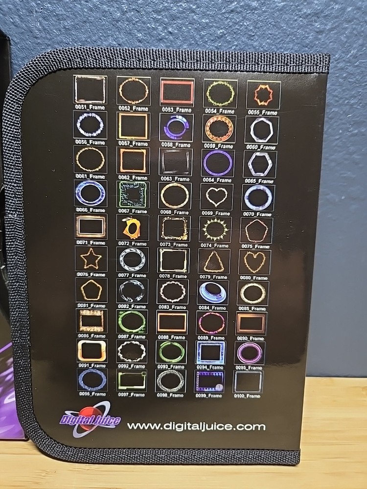 Digital Juice Motion Design Elements Animated Frames Vol. 2 (4 Disc Set) & Case