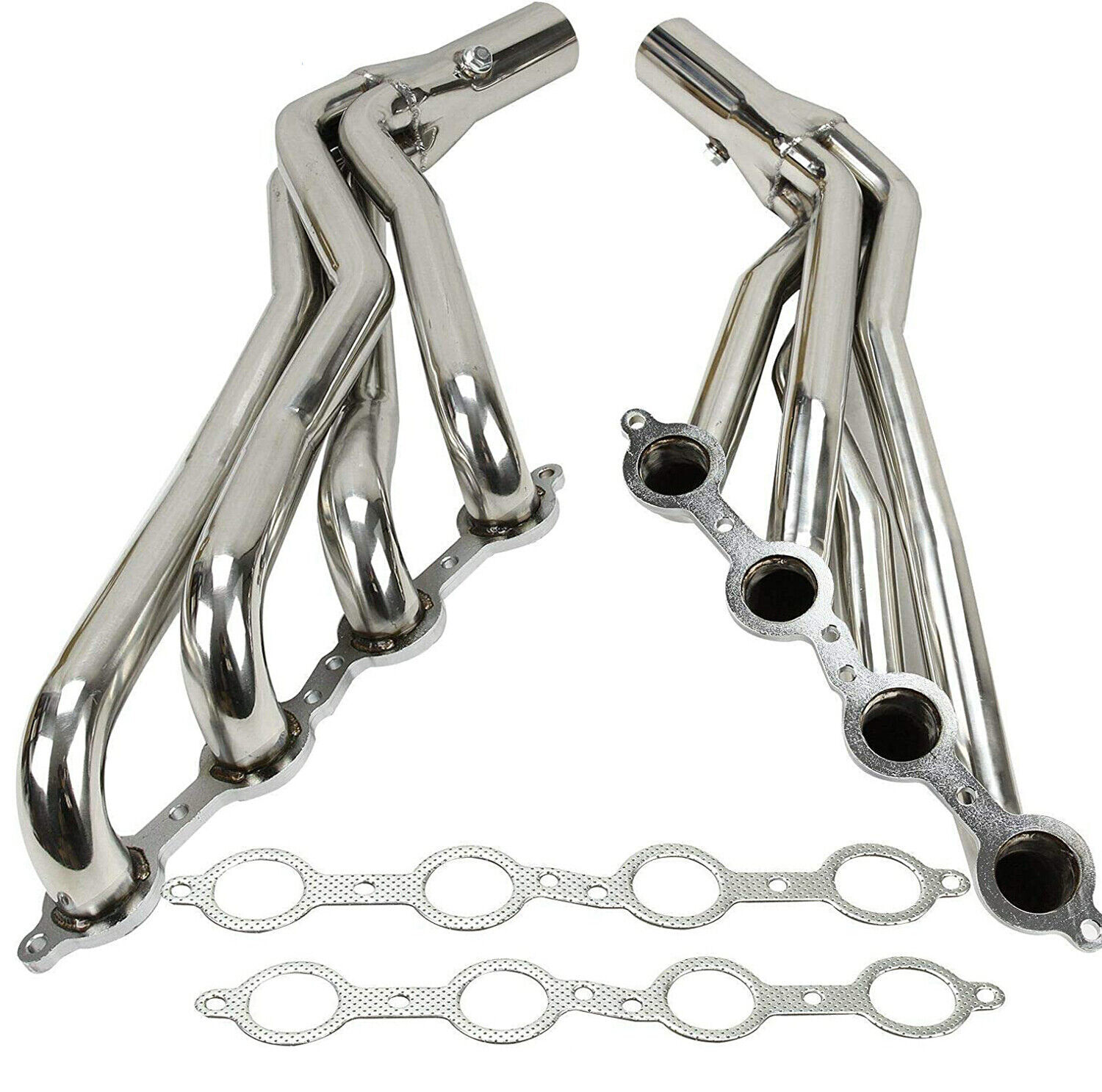 Long Tube Headers 1 3/4" Conversion Swap For Chevy C10 LS Truck LS1 LS2 LS3 LS6