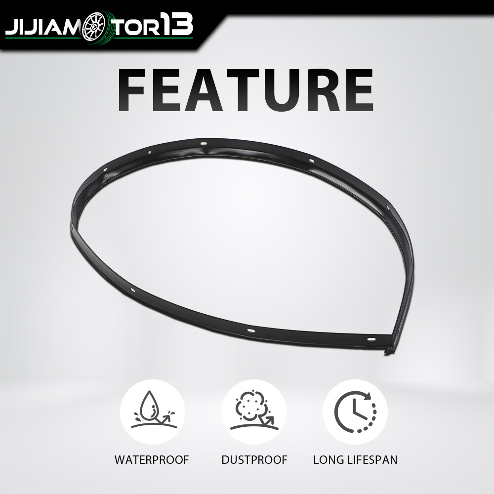 Fit For Dodge Challenger 2008-2022 Front Hood Bumper Weatherstrip Seal & Rivets