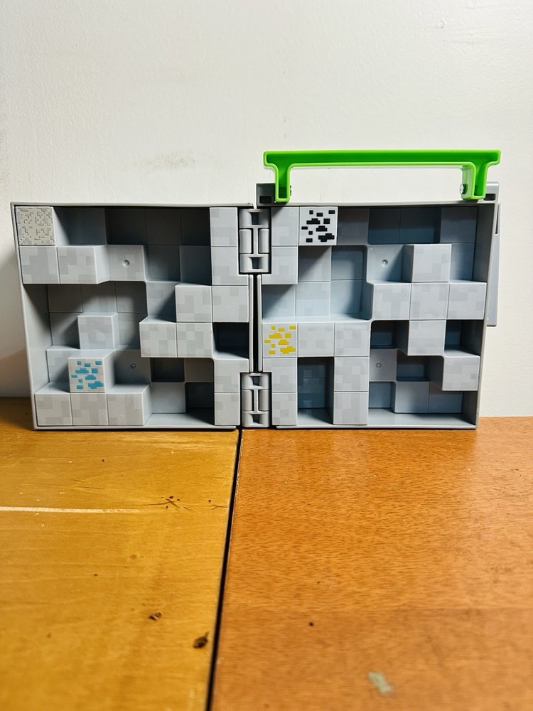 Minecraft Style Storage Case Organizer Box With Handle Multi Compartment