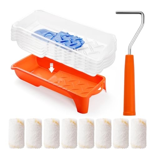 Paint Roller kit, 2 Inch 15 Pack Small Paint Roller Kit 2 Inch Kit, 15 Pack