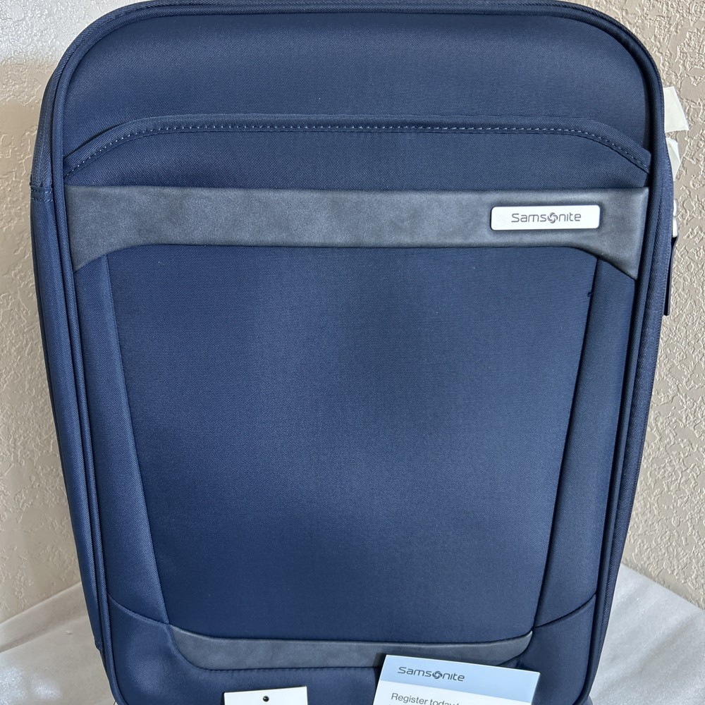 Samsonite Elevation Plus Softside Carry on Expandable Spinner Suitcase MIDNIGHT