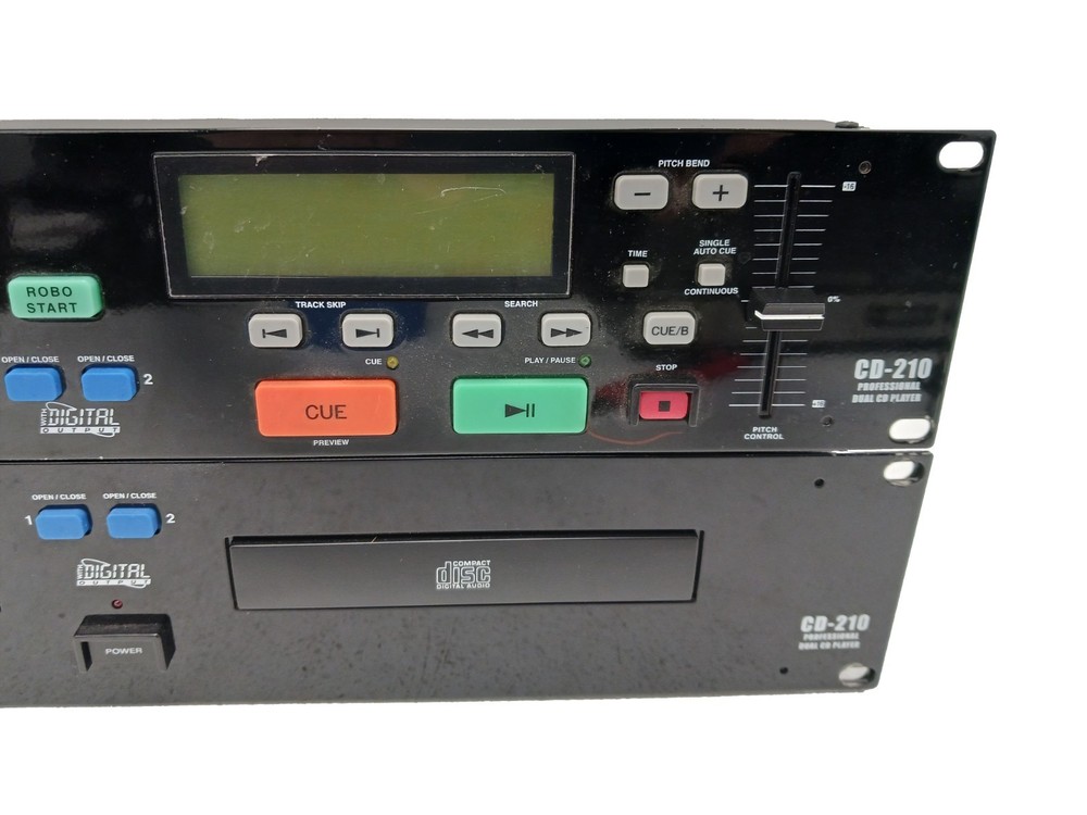 Gemini CD-210 Dual Disc CD Player System - WORKS