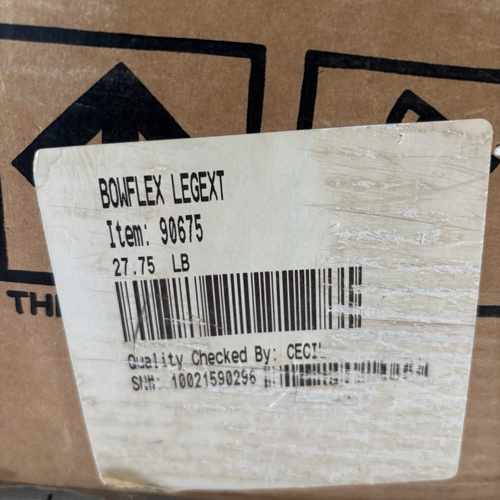 Bowflex Power Pro XTL Leg Extension Attachment Exercise Machine Complete OEM NEW