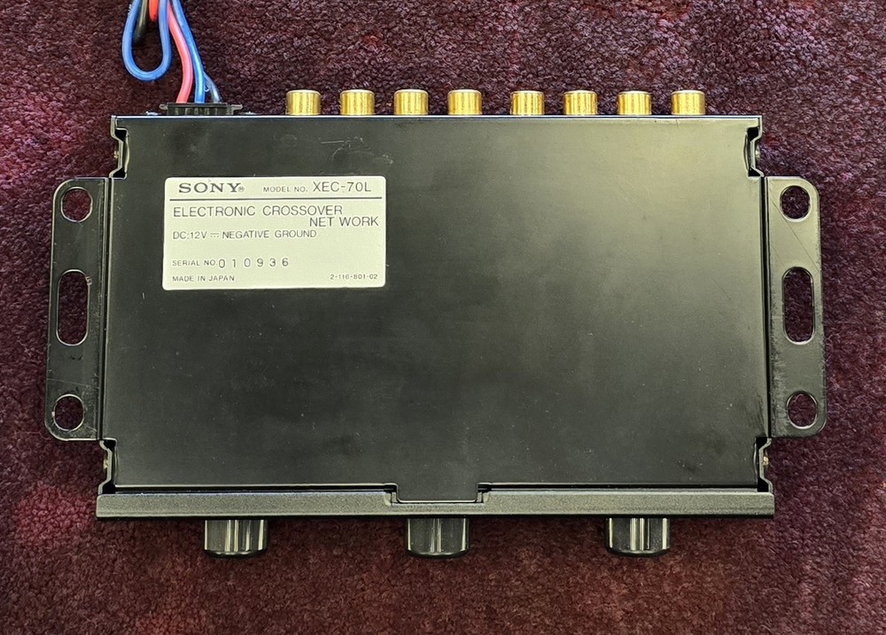 Sony XEC-70L Electronic Crossover Network * TESTED AND FULLY WORKING *
