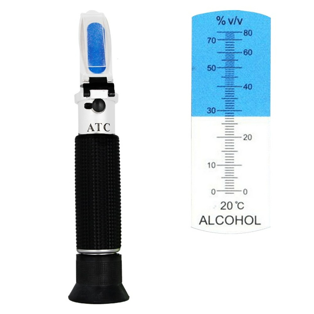 High Accuracy 0-80% Handheld Alcohol Concentration Measuring Instrument